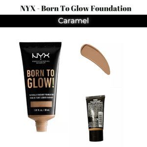 💋5/$20 1-NYX Born To Glow Foundation - Caramel
